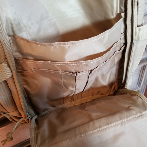 Rugged Tan Backpack for Men - Picture 3 of 16